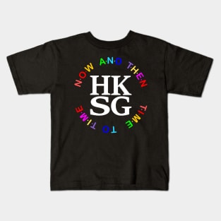 Hong Kong and Singapore (Color Version) Kids T-Shirt